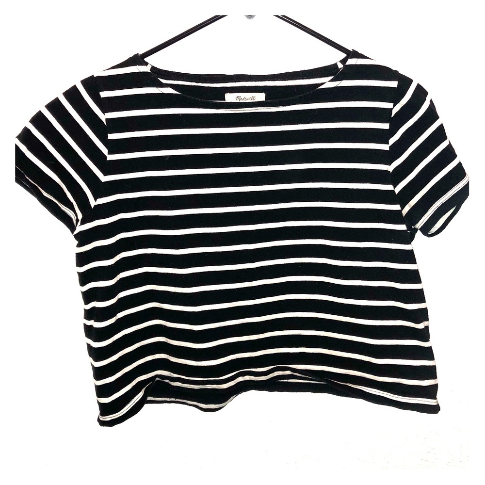 Madewell boxy crop